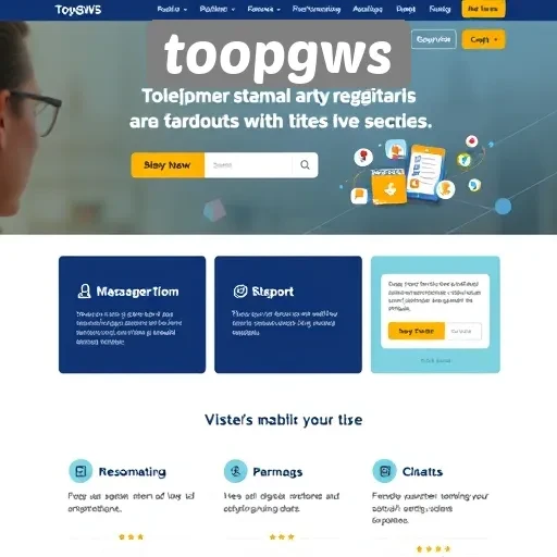 Tampilan dan User Experience Situs toopgws